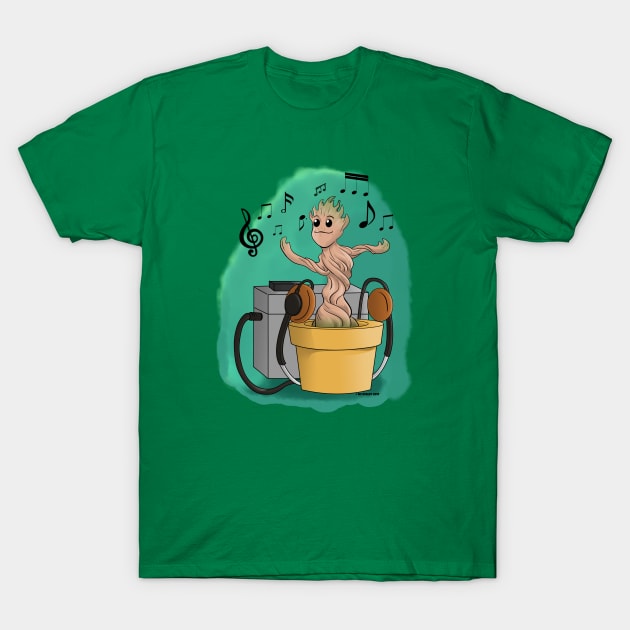 Dancing Tree in a Pot T-Shirt by lizstaley